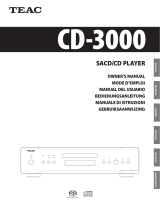 TEAC SACD/CD Player Manuel utilisateur