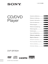 Sony DVPSR760HB Le manuel du propriétaire