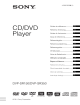 Sony DVP-SR150 Le manuel du propriétaire