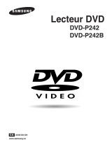 Samsung DVD-P242 Manuel utilisateur