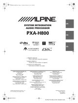 Alpine PXA-H800 Le manuel du propriétaire