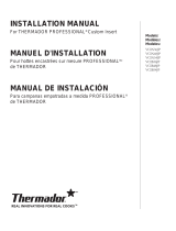 Thermador PROFESSIONAL VCIN JP Serie Guide d'installation