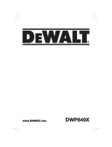 DeWalt DWP849X Manuel utilisateur