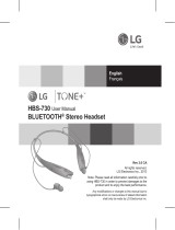 LG HBS-730.AGRAWP Manuel utilisateur