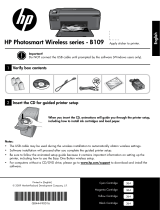 HP PHOTOSMART WIRELESS B109N Le manuel du propriétaire
