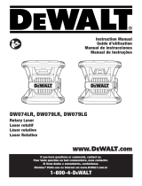 DeWalt DW079LG Manuel utilisateur