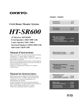 ONKYO HT-SR600 Le manuel du propriétaire