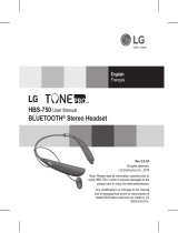 LG HBS-750 Manuel utilisateur