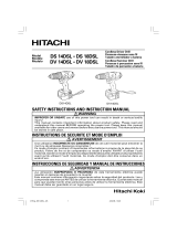 Hitachi DV 14DSL Manuel utilisateur
