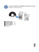 HP Color LaserJet Enterprise CP4525 Printer series Guide d'installation
