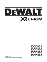 DeWalt DCD985 Manuel utilisateur