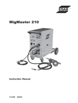 ESAB MigMaster 210 Manuel utilisateur