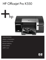 HP OFFICEJET PRO K550 Le manuel du propriétaire