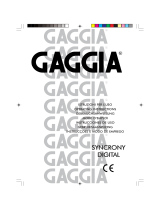 Gaggia SYNCRONY DIGITAL Le manuel du propriétaire