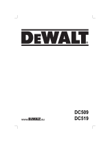 DeWalt DC509 Manuel utilisateur
