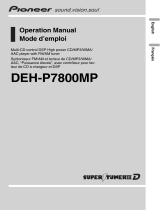 Pioneer DEH-P7800MP Manuel utilisateur