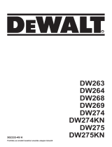 DeWalt DW275KN Manuel utilisateur
