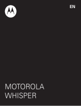 Motorola Whisper Manuel utilisateur