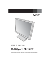 NEC LCD1760V Manuel utilisateur