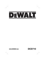 DeWalt DCD710 Manuel utilisateur