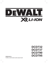 DeWalt DCD732 Manuel utilisateur