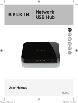 Belkin HUB USB RÉSEAU #F5L009EA Manuel utilisateur