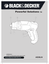 Black & Decker AS36LN Manuel utilisateur