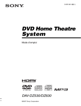 Sony DAV-DZ630 Mode d'emploi