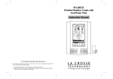 La Crosse Technology WS-8025Oak Manuel utilisateur