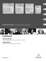 Behringer Eurorack UB802 Guide de démarrage rapide