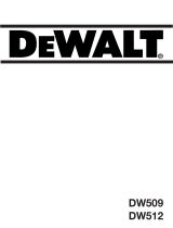 DeWalt DW509 Manuel utilisateur