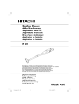 Hitachi R 7D Manuel utilisateur