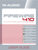 M-Audio FIREWIRE410 Le manuel du propriétaire