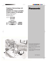 Panasonic RXD27 Le manuel du propriétaire