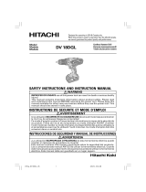 Hitachi DV 18DGL Safety Instructions And Instruction Manual