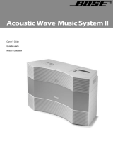 Bose Acoustic Wave Music System II Le manuel du propriétaire