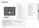 Roland TD-25K Le manuel du propriétaire