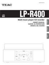 TEAC LP-R400 Manuel utilisateur