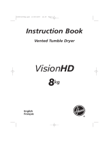 Hoover VISION HD 8KG Manuel utilisateur