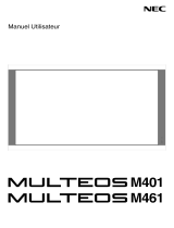 NEC Multeos M401 Le manuel du propriétaire