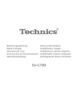 Technics SUC700 Le manuel du propriétaire