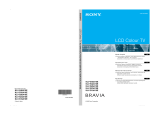 Sony KLV-S32A10E Le manuel du propriétaire