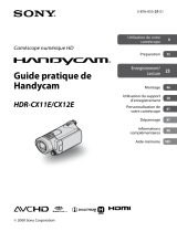 Sony HDR-CX12E Mode d'emploi
