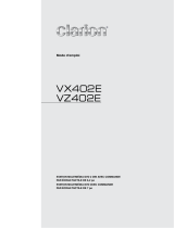 Clarion VZ402E Le manuel du propriétaire