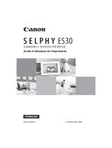 Canon SELPHY ES30 Le manuel du propriétaire