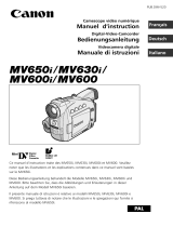 Canon MV630i Le manuel du propriétaire