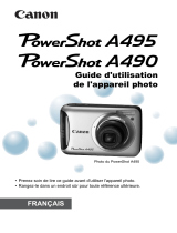 Canon PowerShot A495 Le manuel du propriétaire