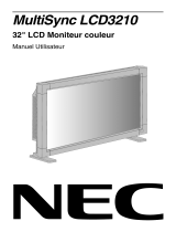 NEC MultiSync® LCD3210 Le manuel du propriétaire