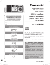 Panasonic SCPM45 Le manuel du propriétaire