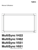NEC MultiSync® V422 Le manuel du propriétaire